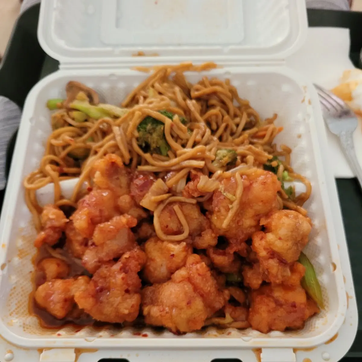 General TSO's Chicken Lo Mein