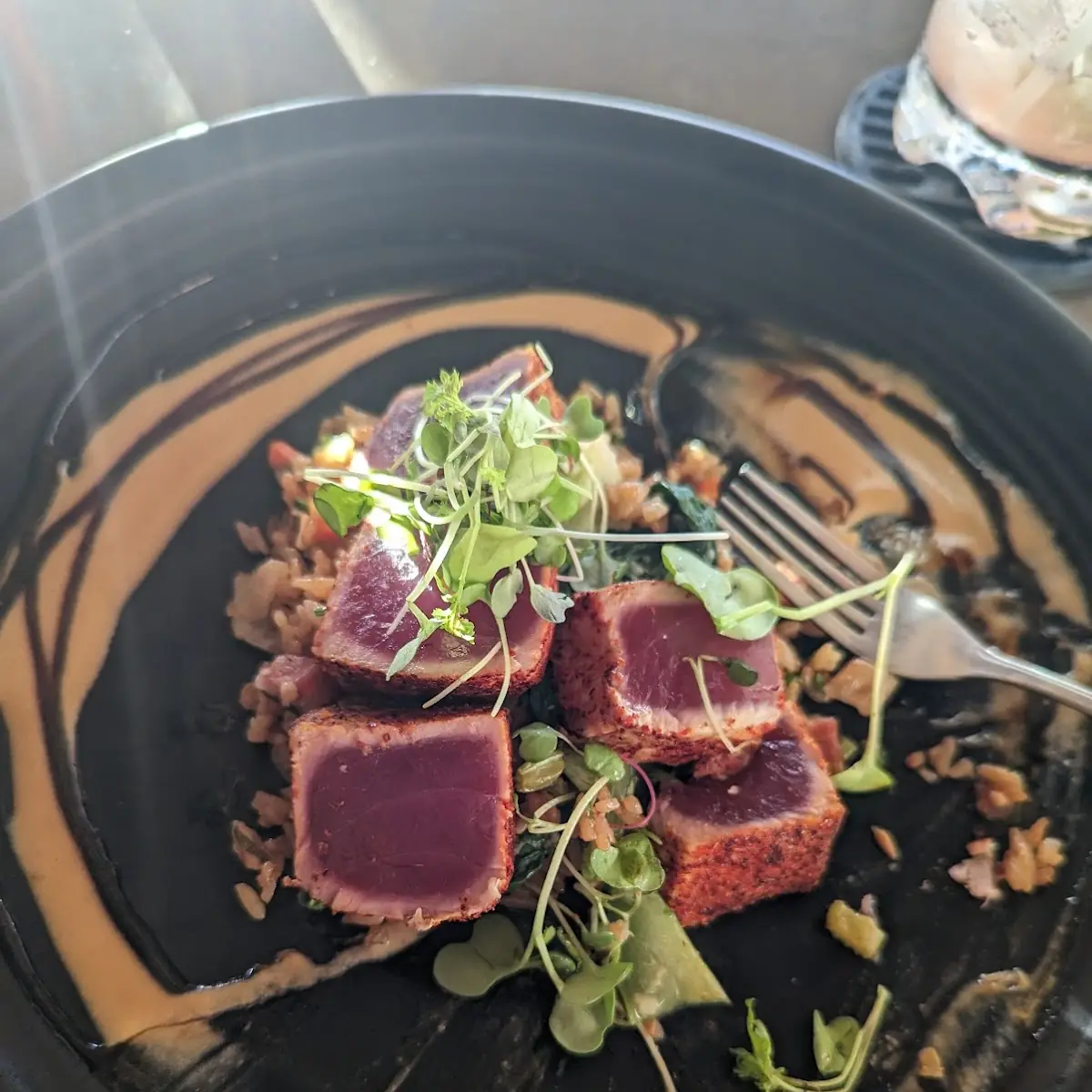 Ahi Tuna Melt Dinner