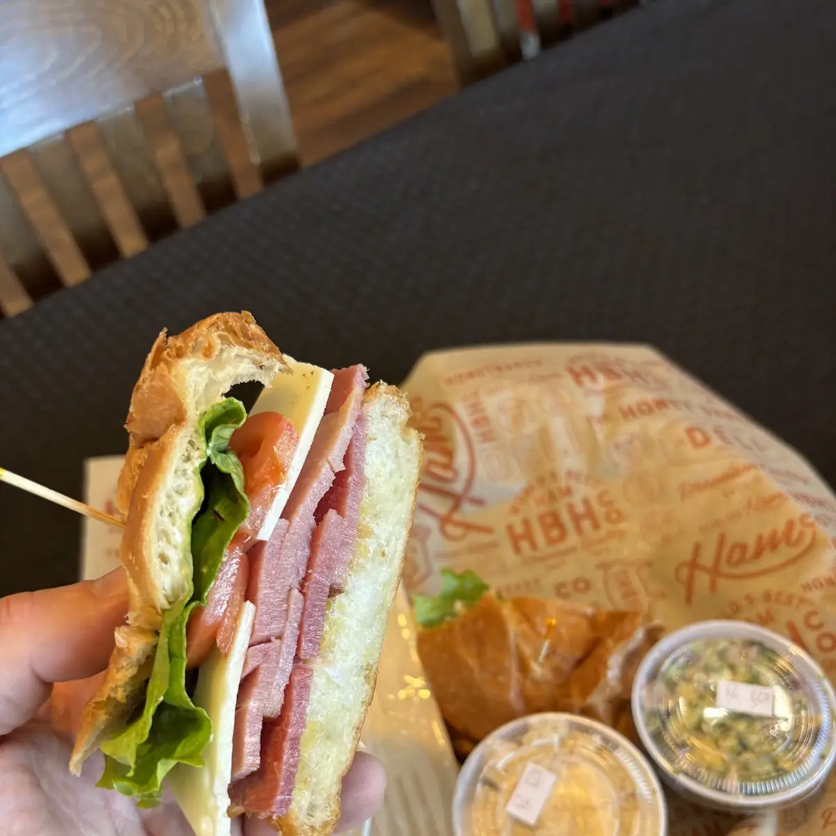 Ham and Cheese Croissant