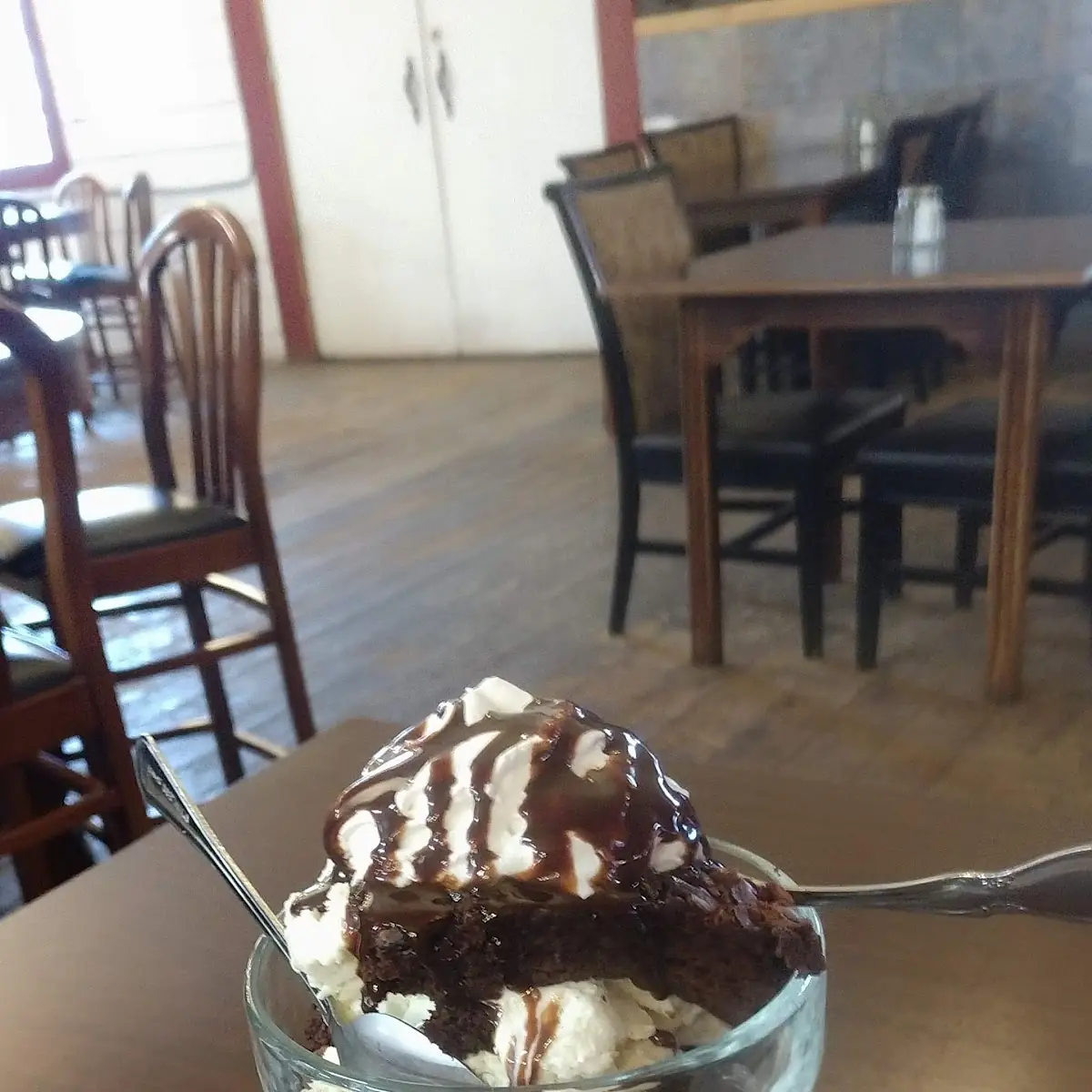 Warm Brownie Sundae