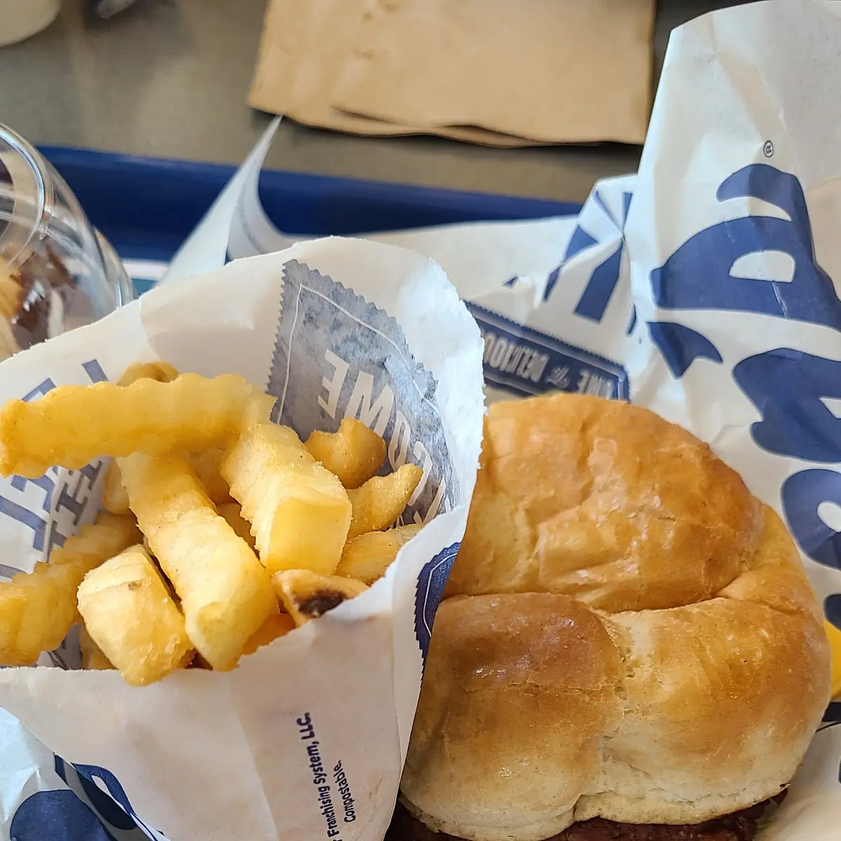 Custard Burger French Fries