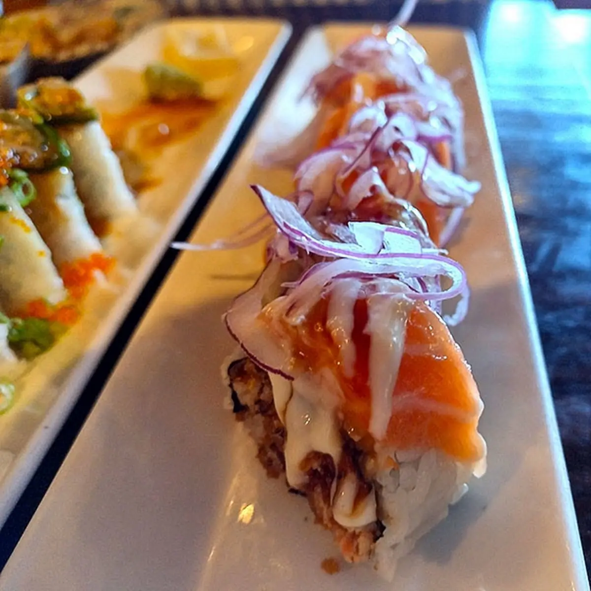 Garlic Salmon Roll
