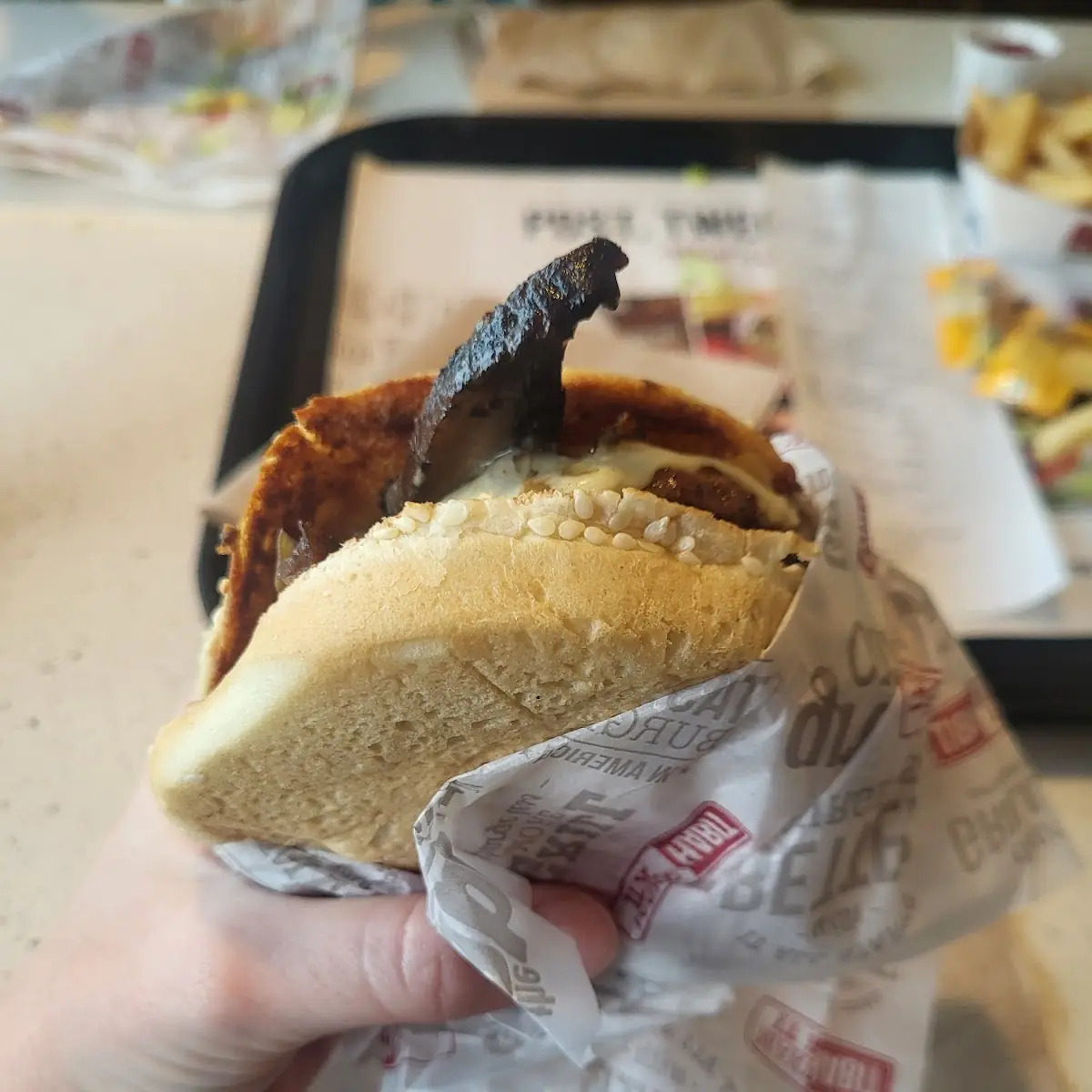 Mushroom Swiss Burger