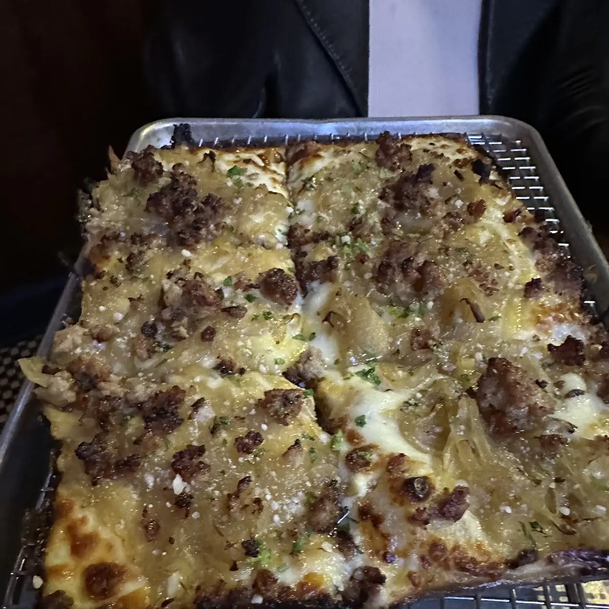 Detroit Style Deep Dish Pizza