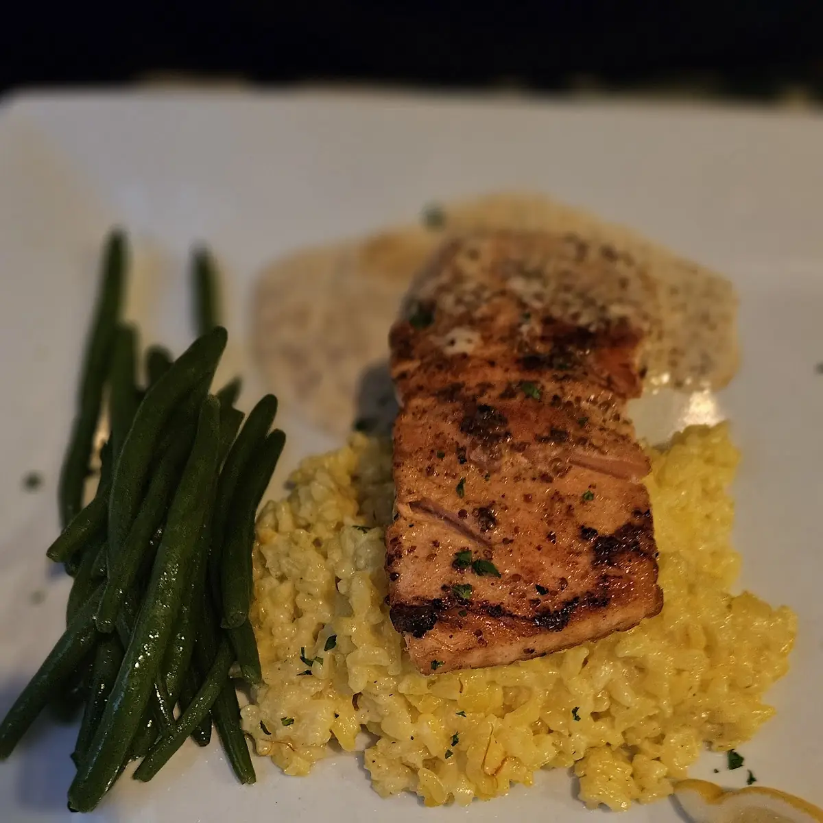 Salmon with a Mustard Maple Glaze Outstanding
