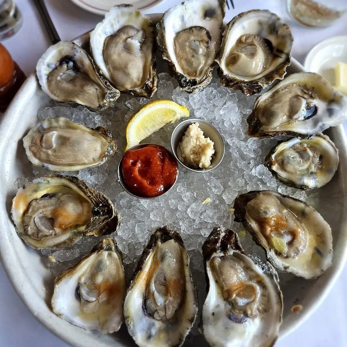 Raw Oysters Half Shell