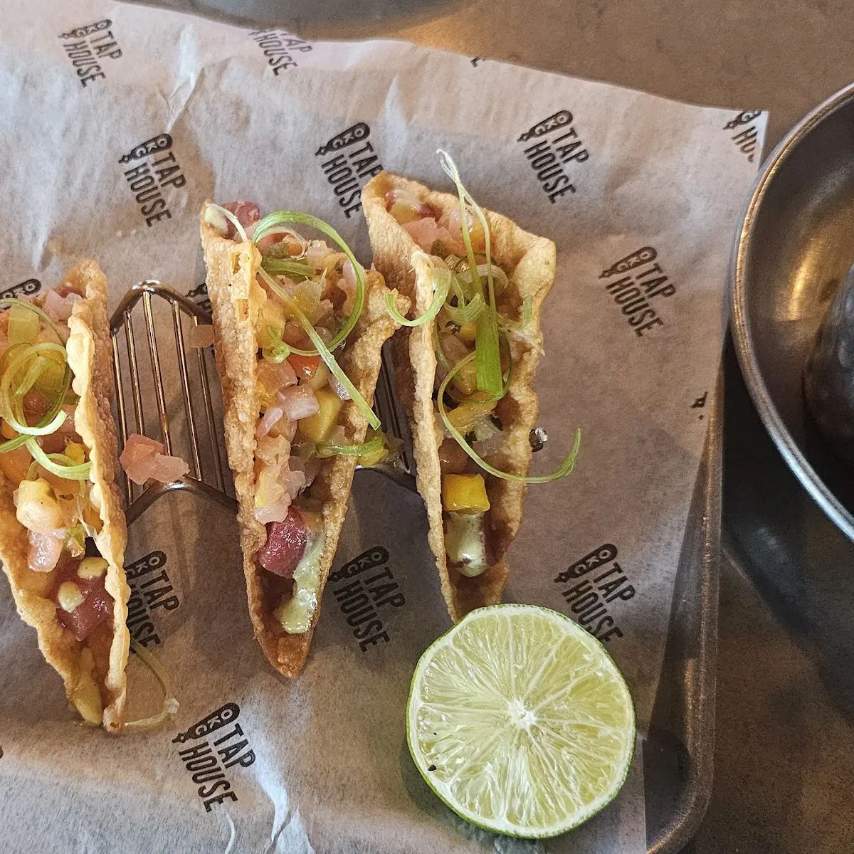 Tuna Poke Tacos