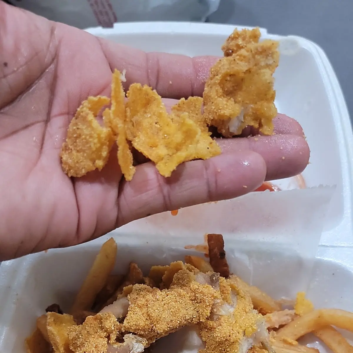 Large Catfish Dinner