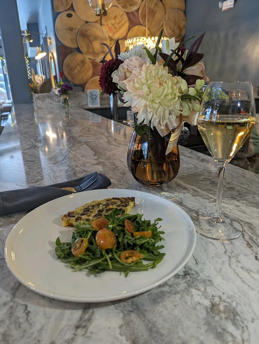 Veggie Quiche with Side Salad