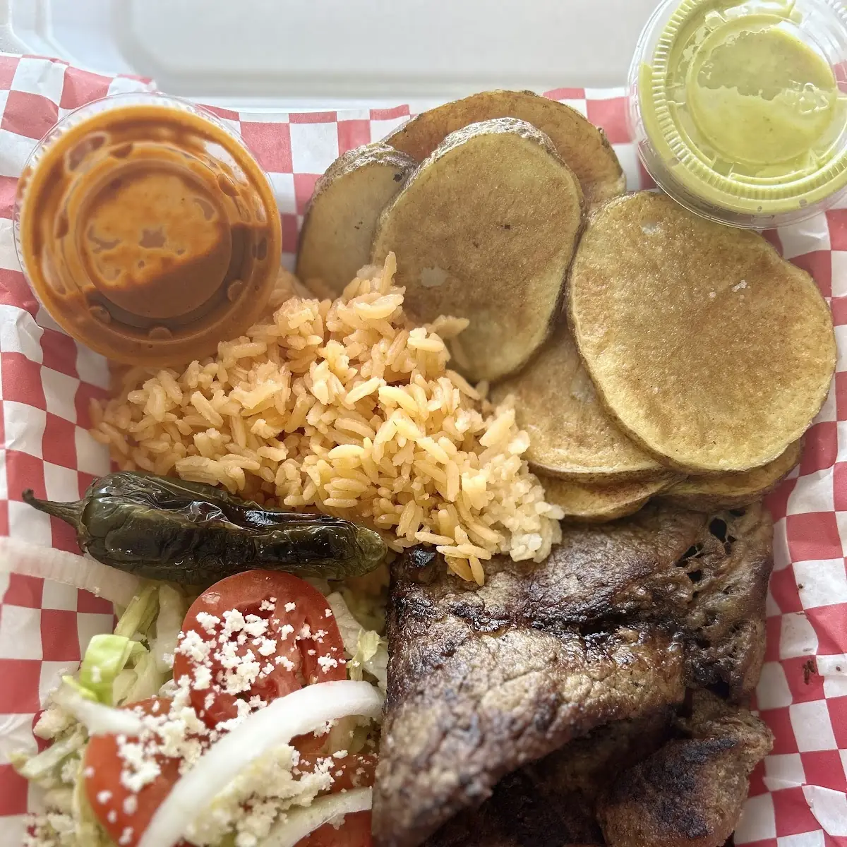 Plato de Carne Asada Carne Asada Plate