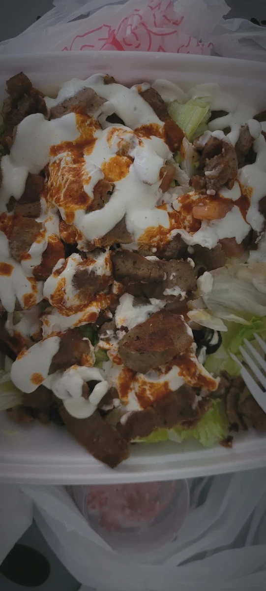 Lamb Gyro over Rice