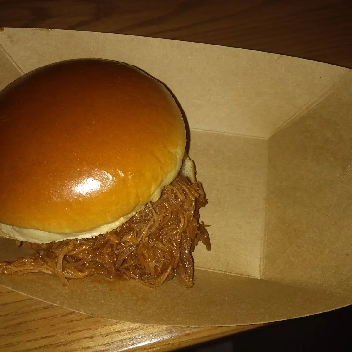 Barbecued Pulled Pork Sandwich