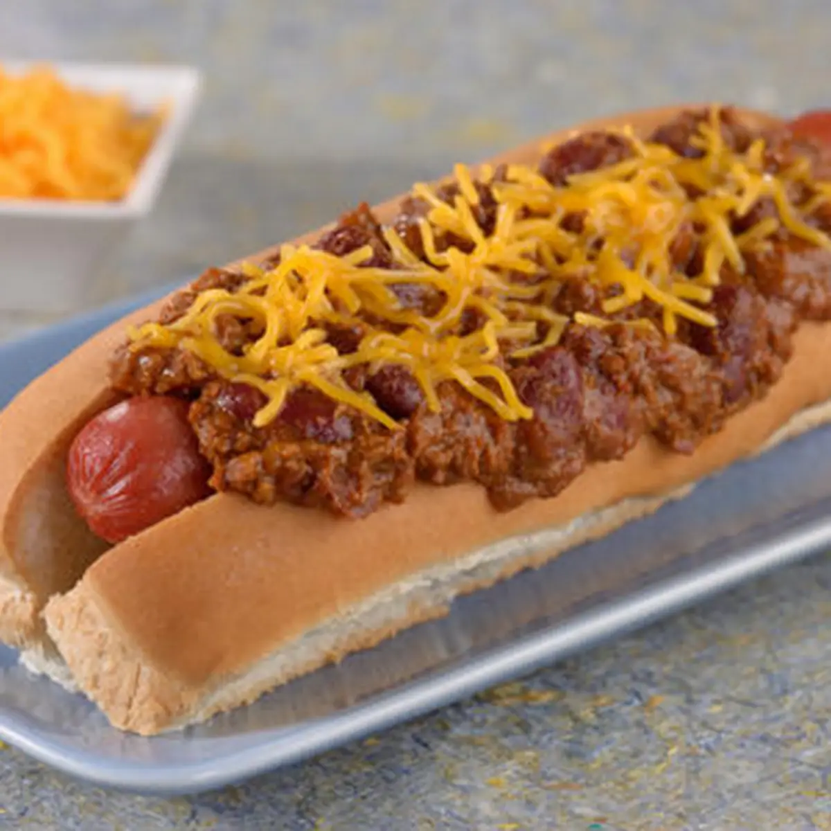 Chili-Cheese Foot-Long All-Beef Hot Dog