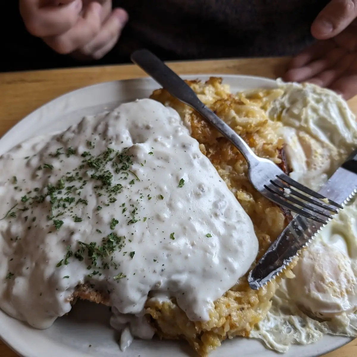Country Fried Steak & Eggs
