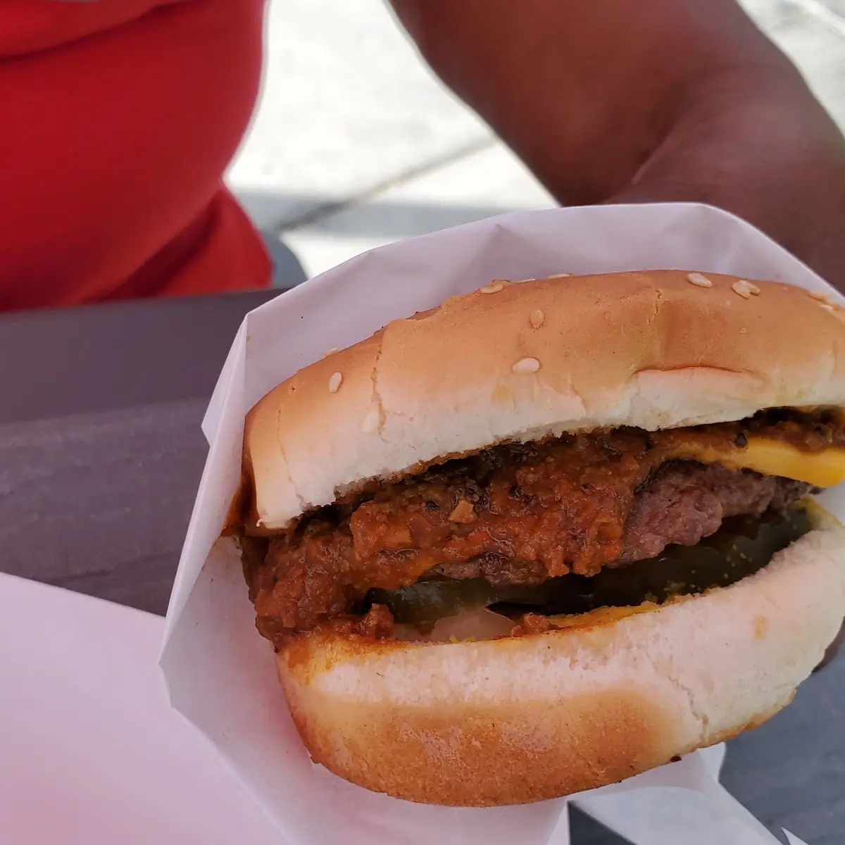 #1X Texas Single Burger