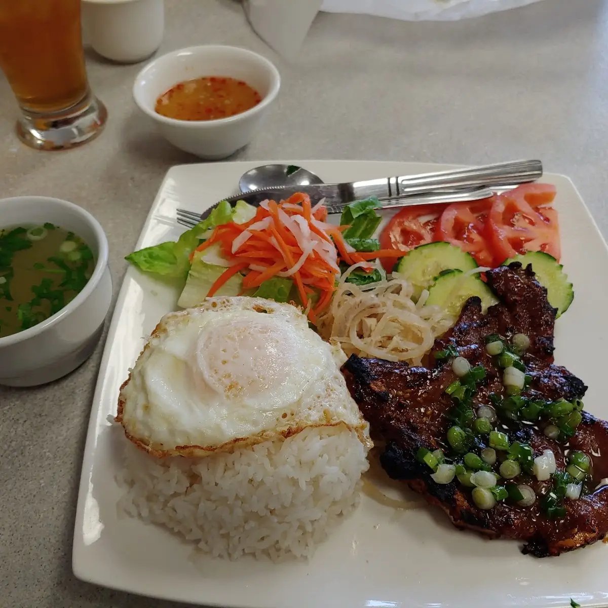 Rice and Pork Chop Special