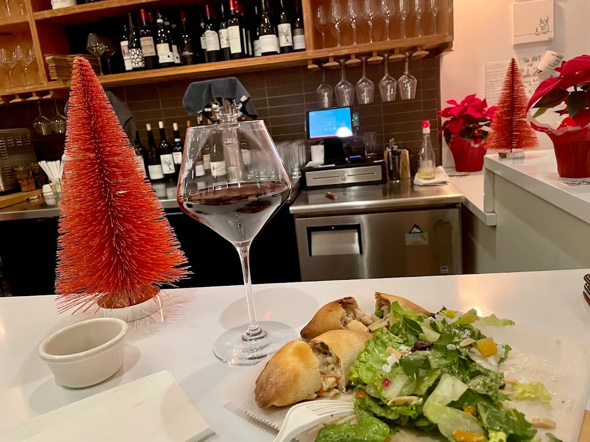 Chicken Empanadas and Pinot Noir