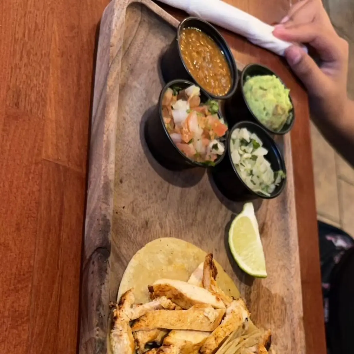 Steak and Chicken Tacos