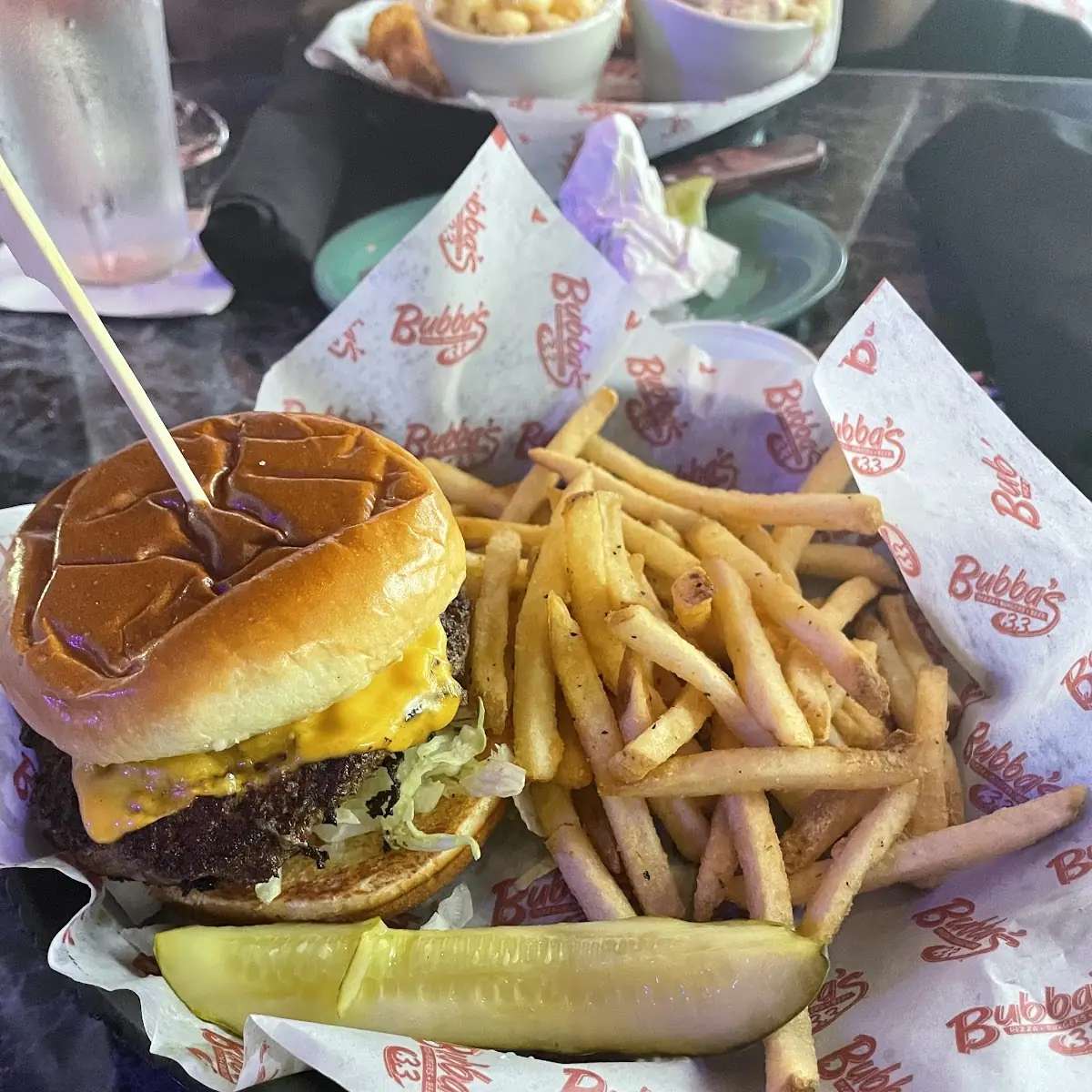 Bubba's Bacon Cheeseburger