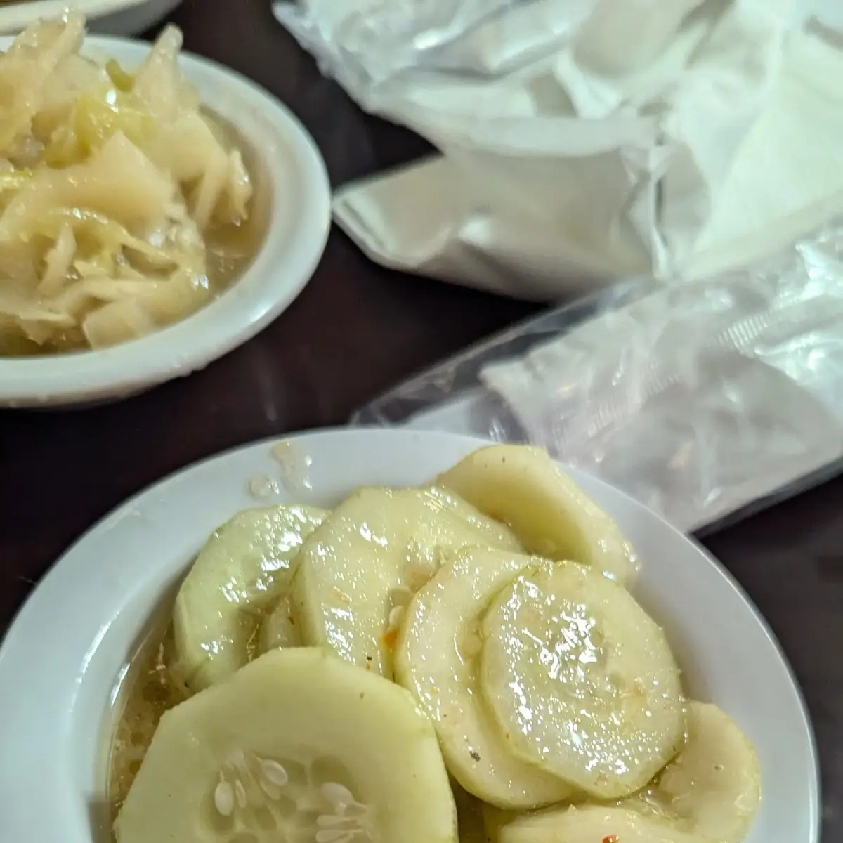 Cucumbers in Italian Dressing