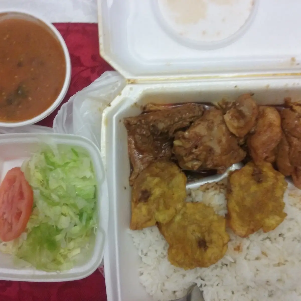 Chicken Stew Rice and Beans