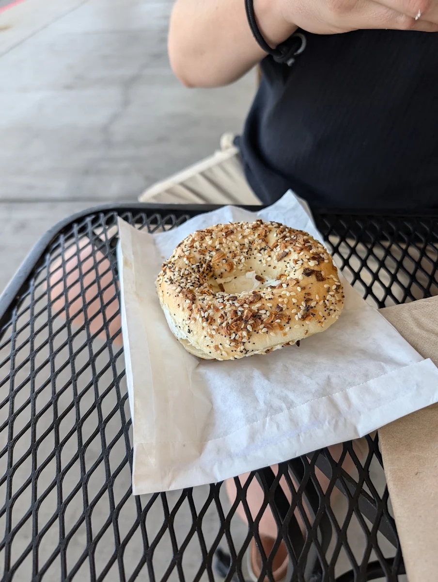 Everything Bagel with Cream Cheese