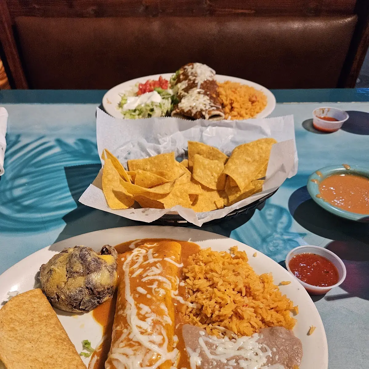 Combination Taco Burrito Chile Relleno