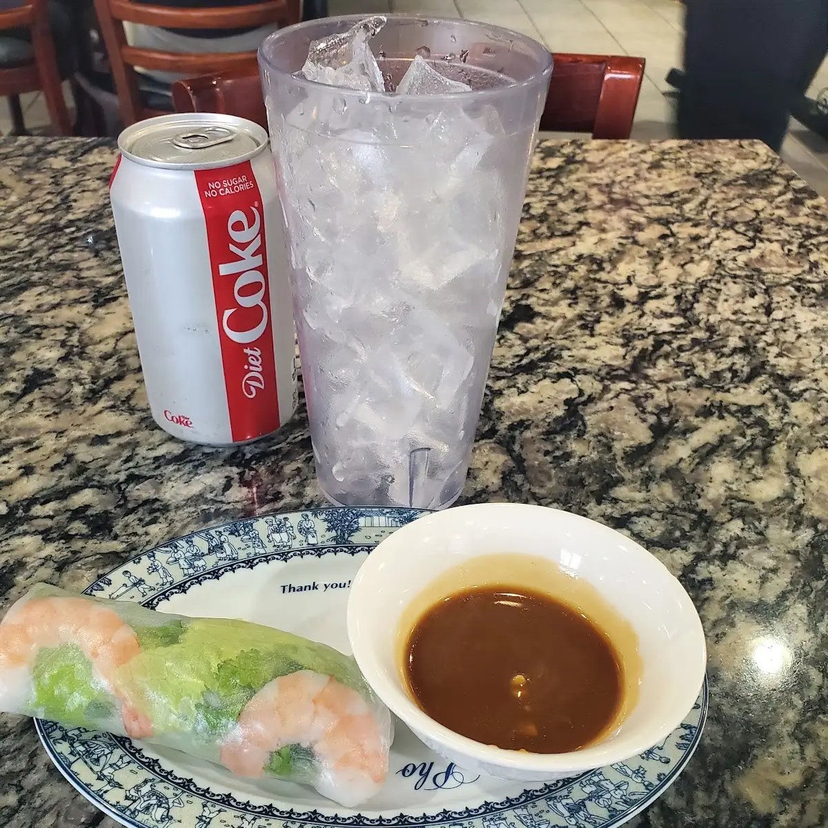 Grilled Chicken Spring Rolls