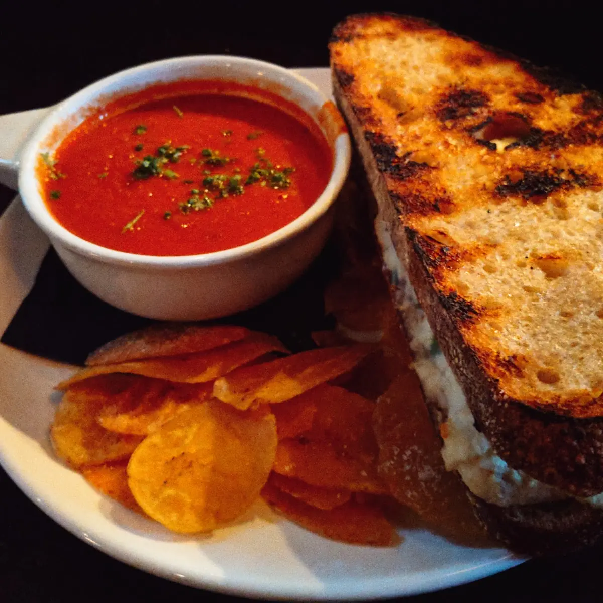 Grilled Cheese & Tomato Soup