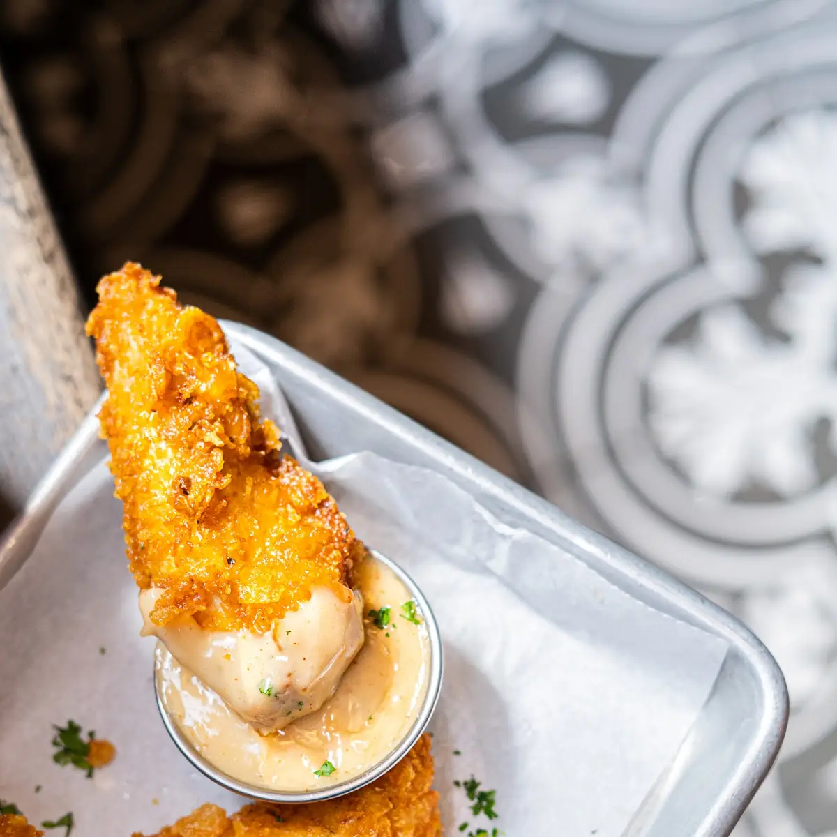 Cornflake Crusted Chicken Strips