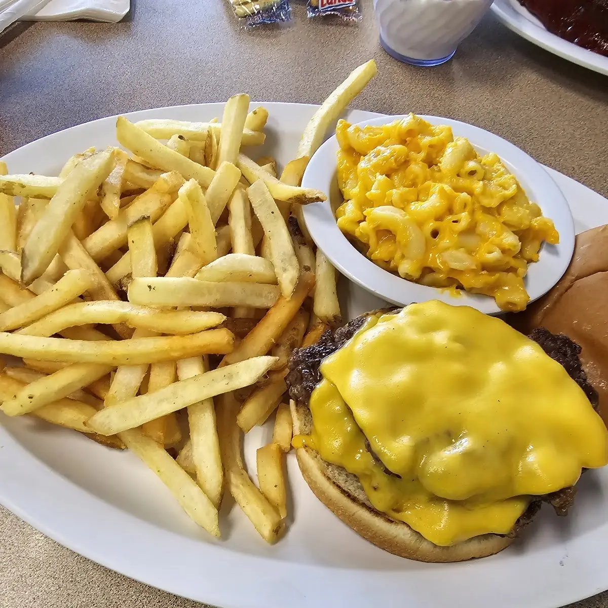 Mushroom Swiss A-1 Burger