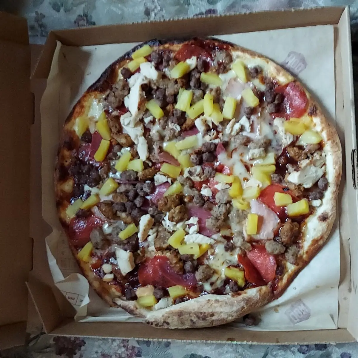 Meat Lovers with Pineapple