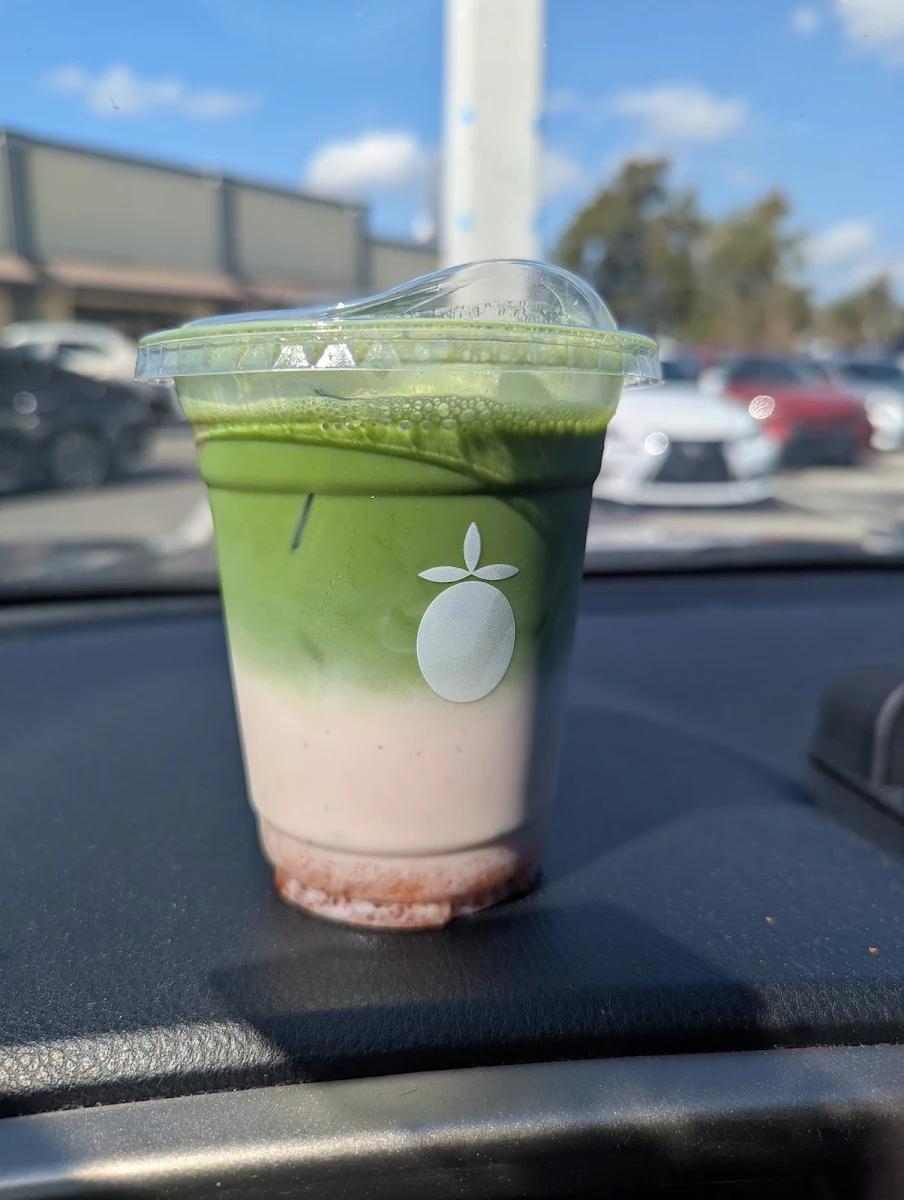 Strawberry Matcha Latte