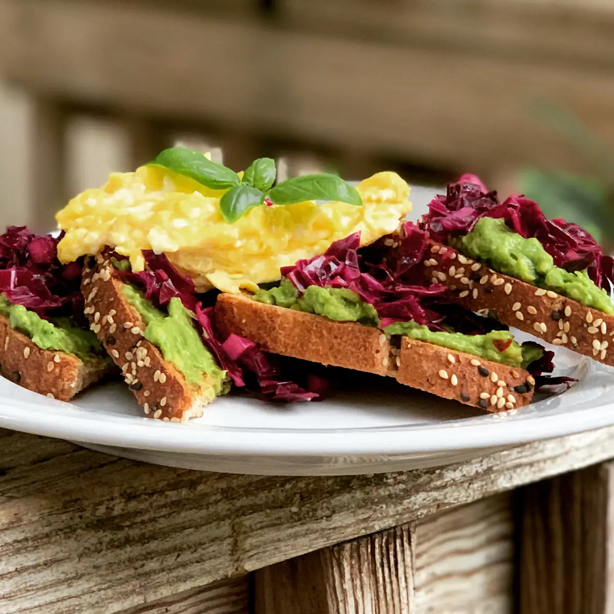 Avocado Smash Multi Grain Toast Topped