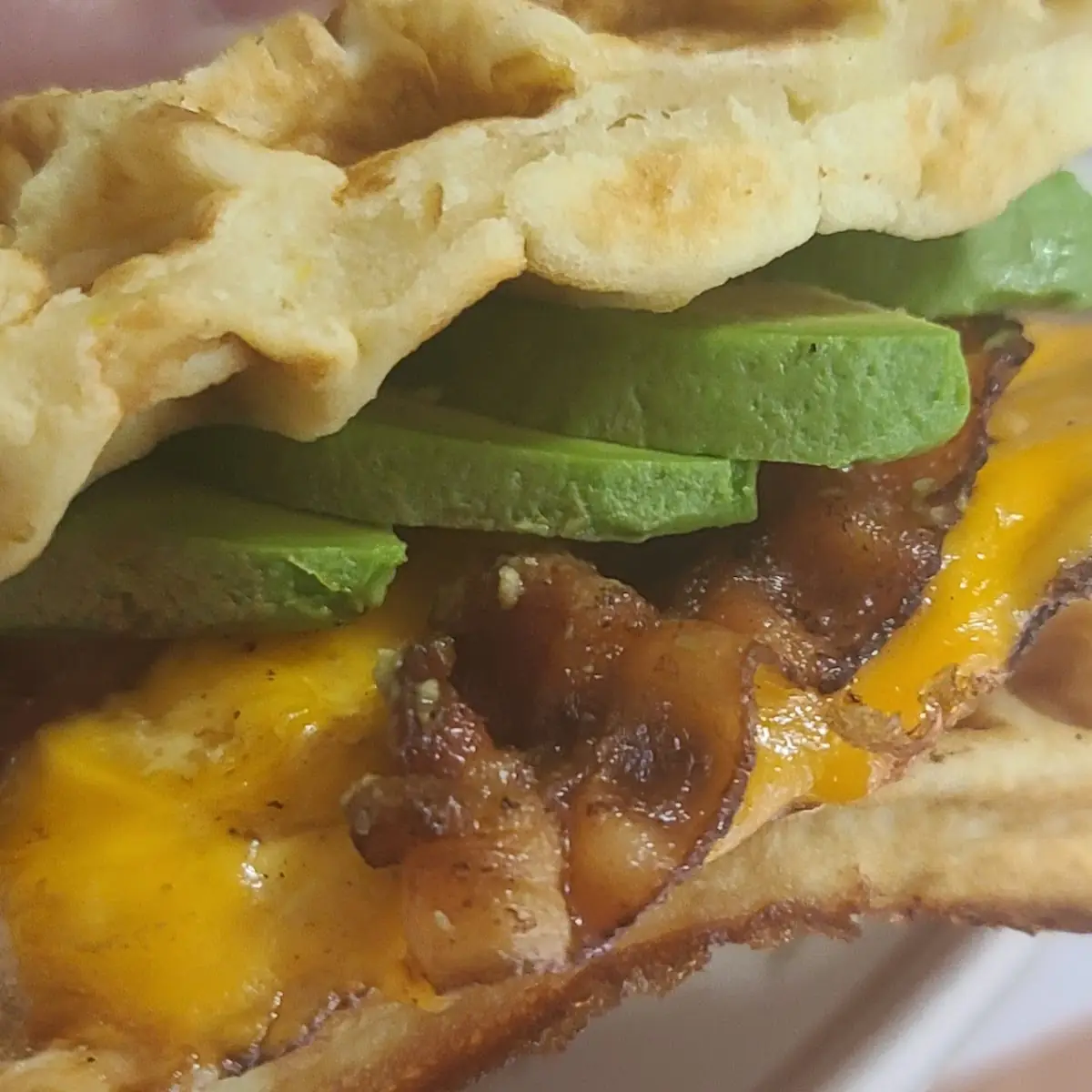 Breakfast Waffle Sandwich