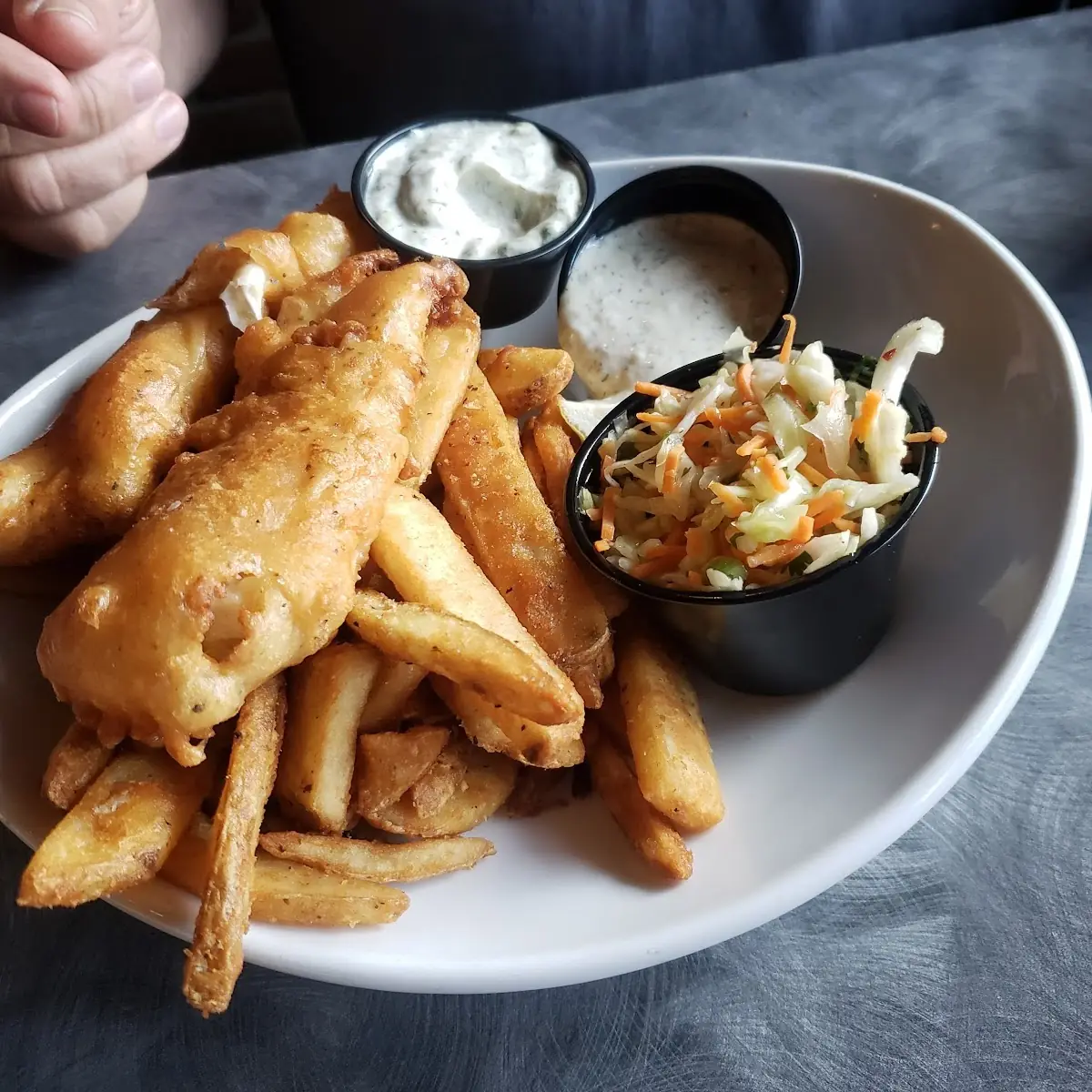Ale Battered Fish N' Chips