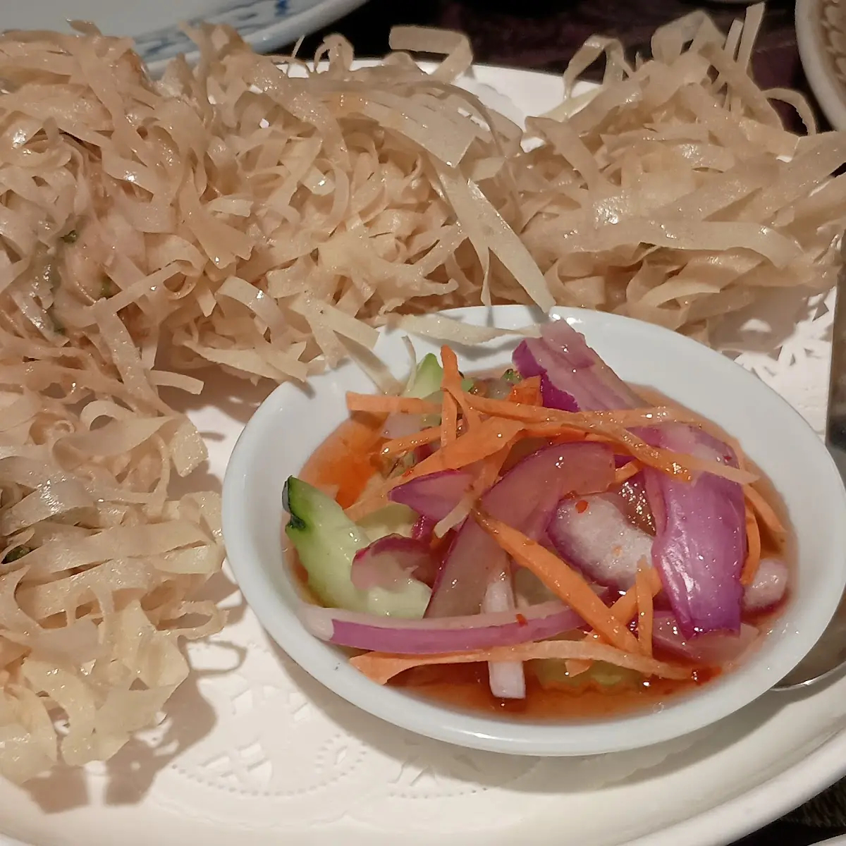 Prawn and Chicken Vermicelli Starter