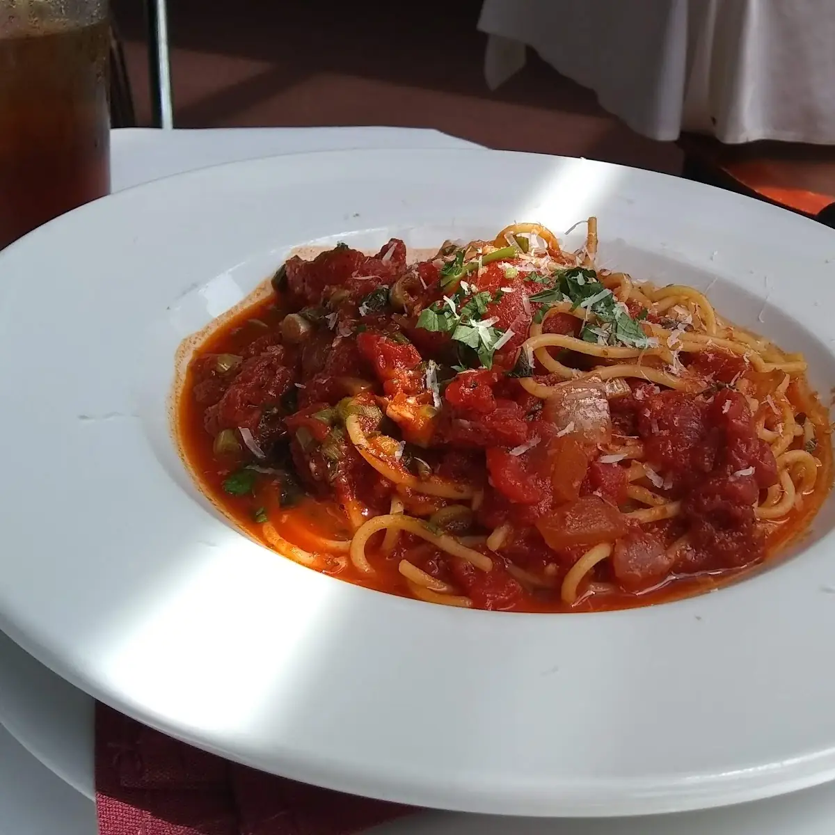 Spaghetti Pomodoro with Tomato Sauce