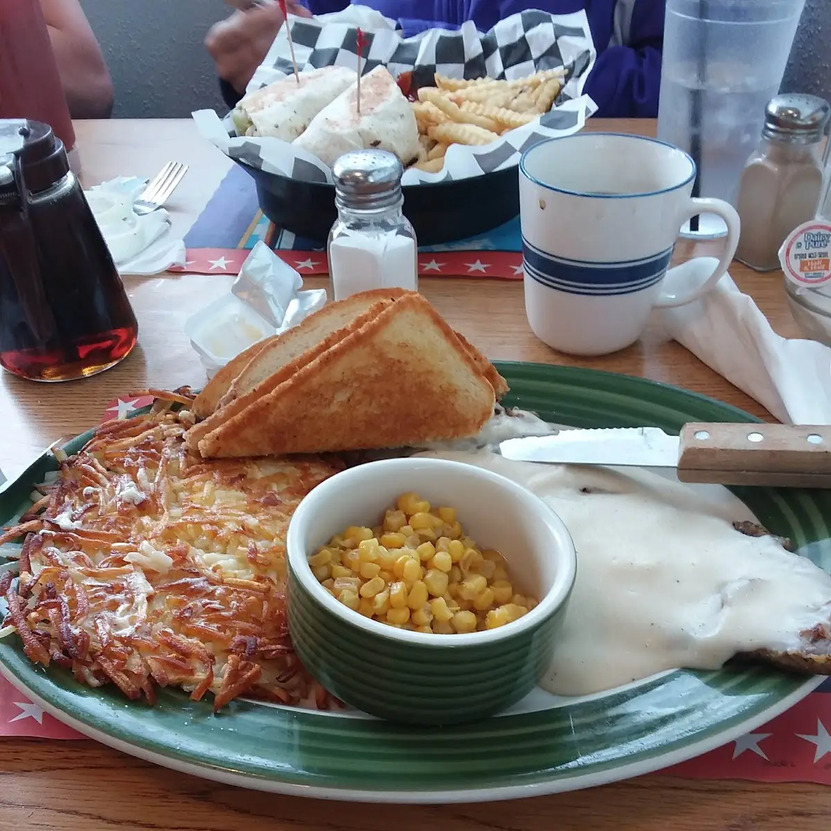Eggs Hash Browns & Toast