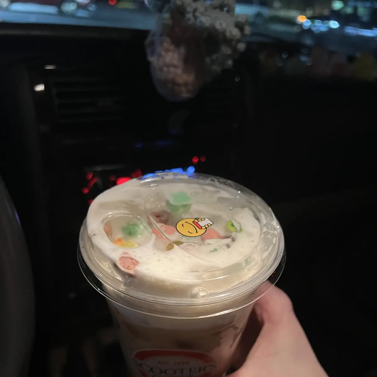 Lucky Charms Latte with Cold Foam