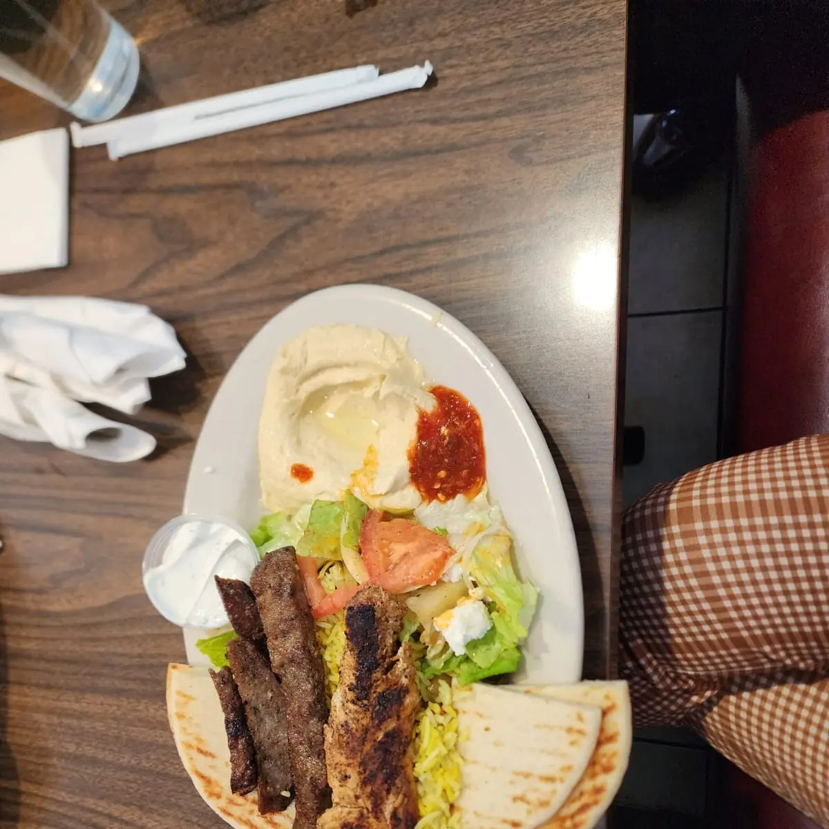 Falafel Hummus Combo