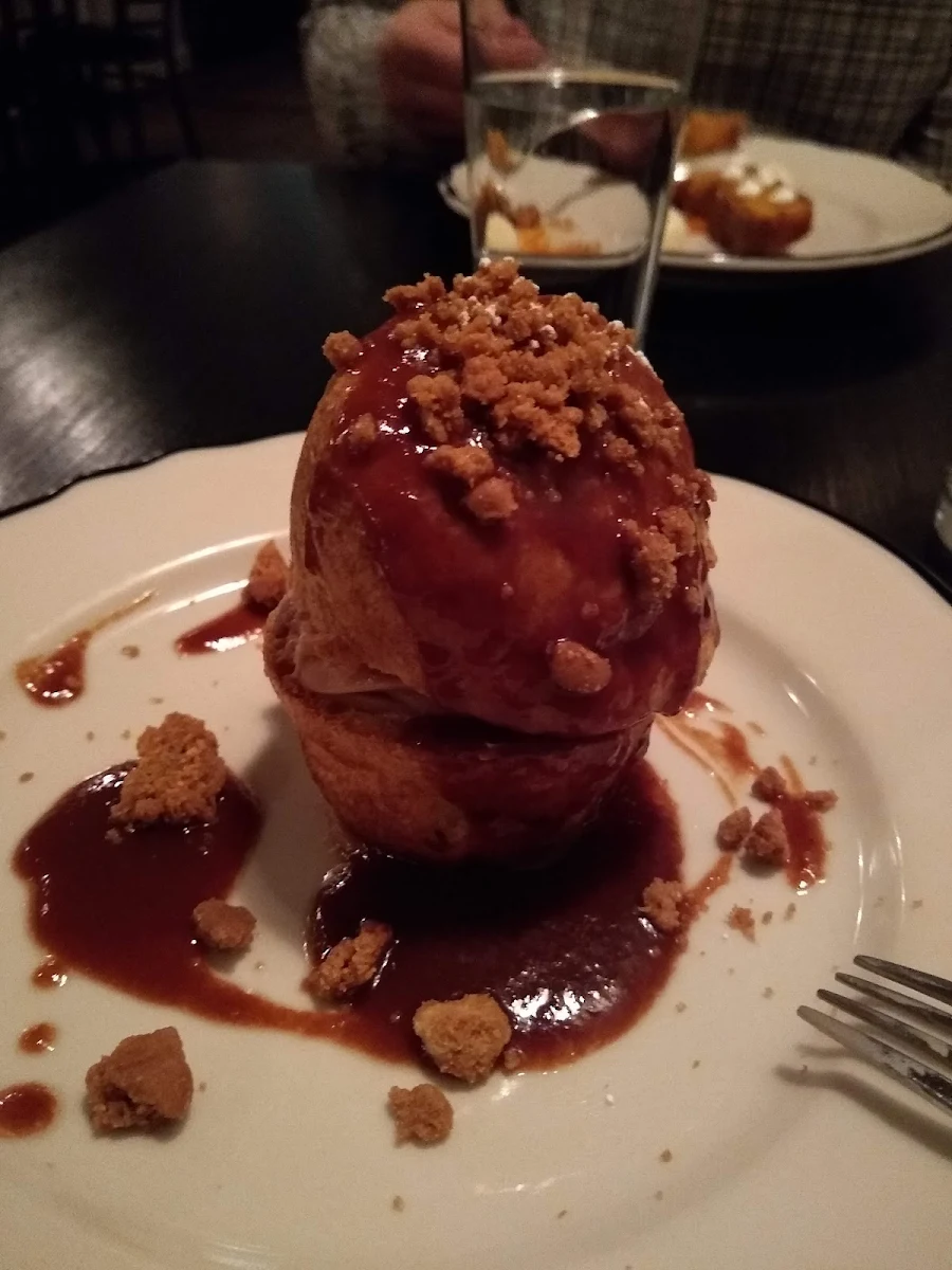 Choux Praliné, Rose Ross Restaurant