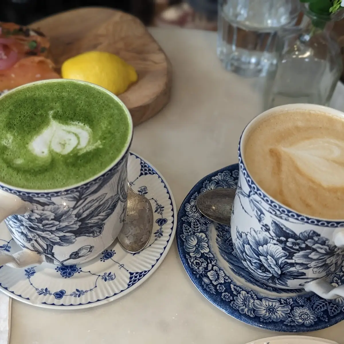 Pumpkin Spice Matcha Latte