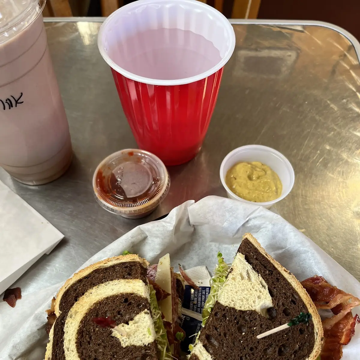 Turkey Bacon Sandwich on Marbro Bread