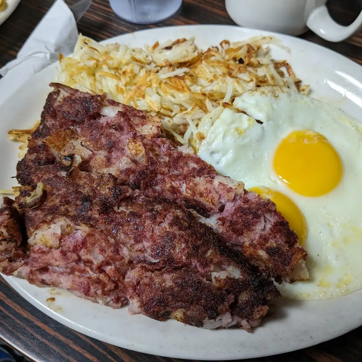 Corned Beef Hash & Eggs