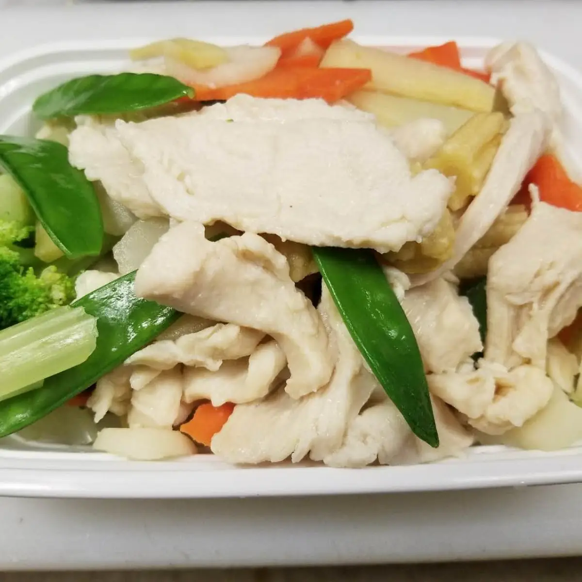 Steamed Chicken w Mixed Vegetables