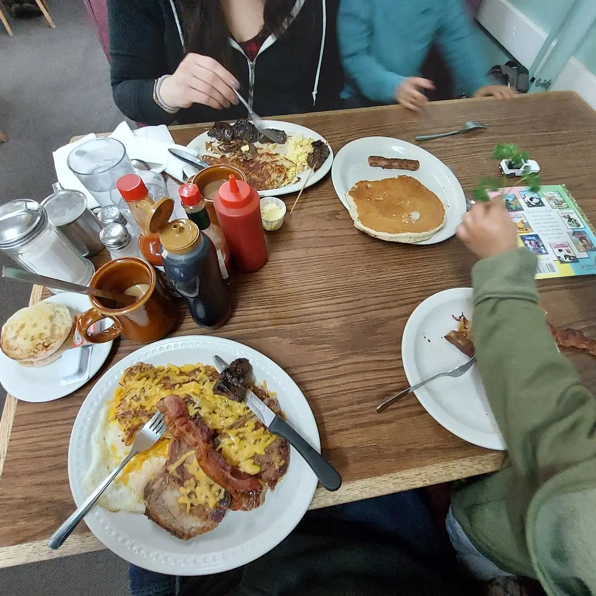 Pork Chops and Eggs and Steak and Eggs