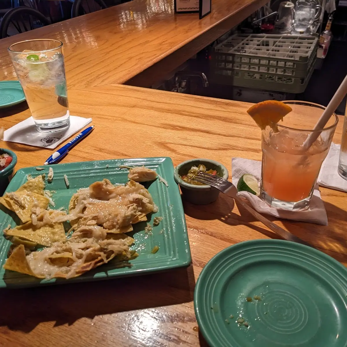 Garlic Chicken Nachos with Vegan Cheese