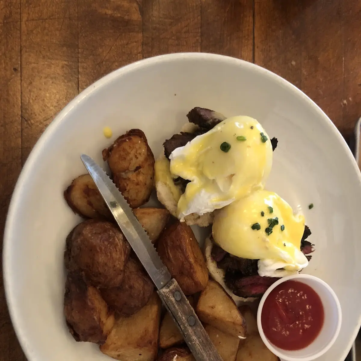 Steak and Eggs Benedict
