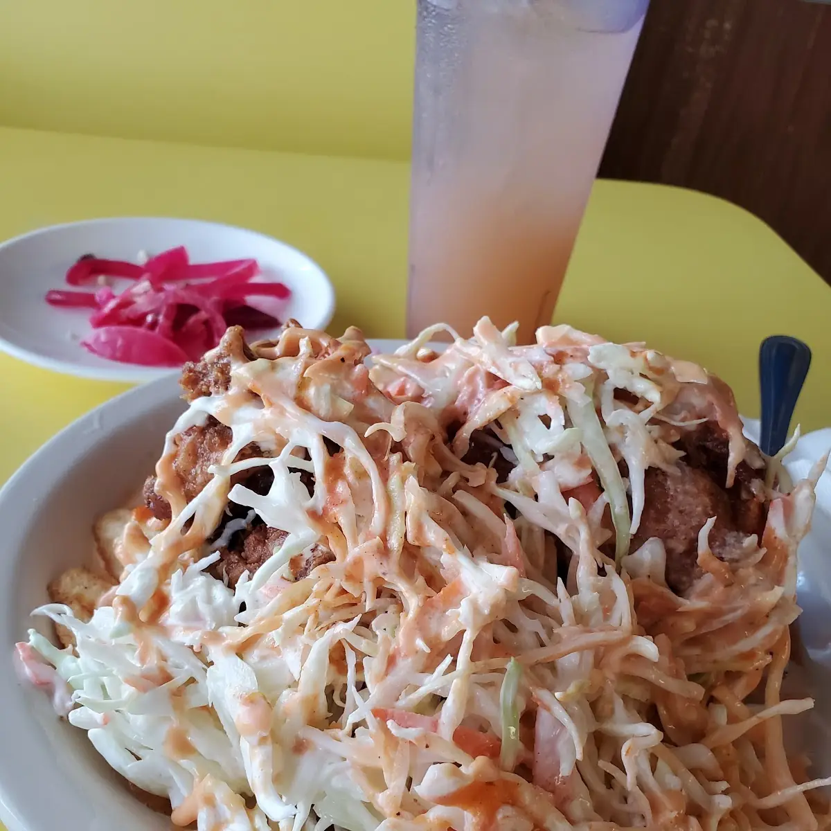 Pollo Frito Con Tajadas